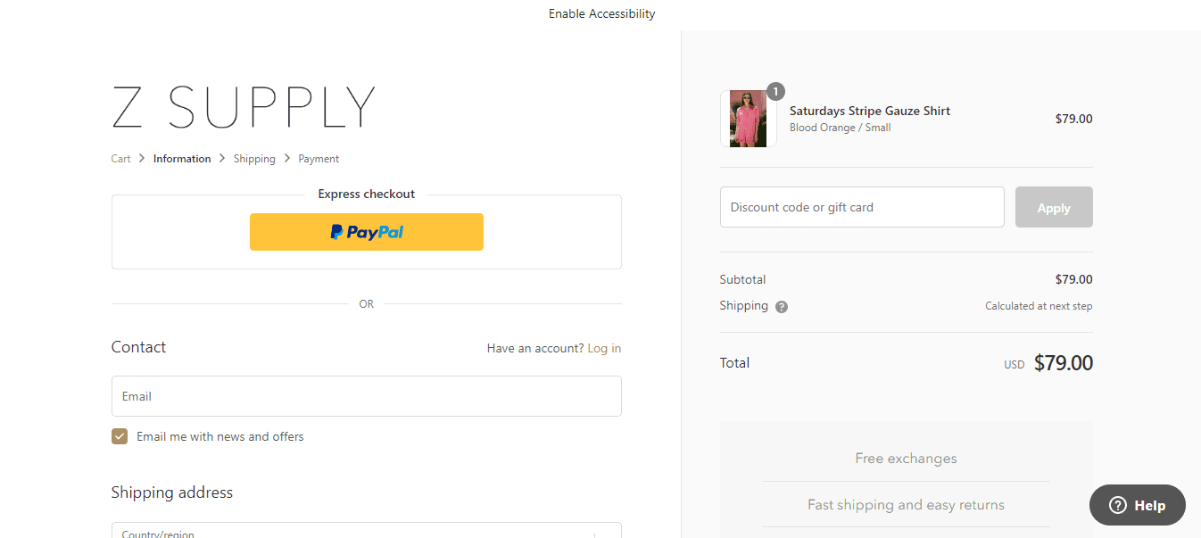 How to apply Z Supply coupon code